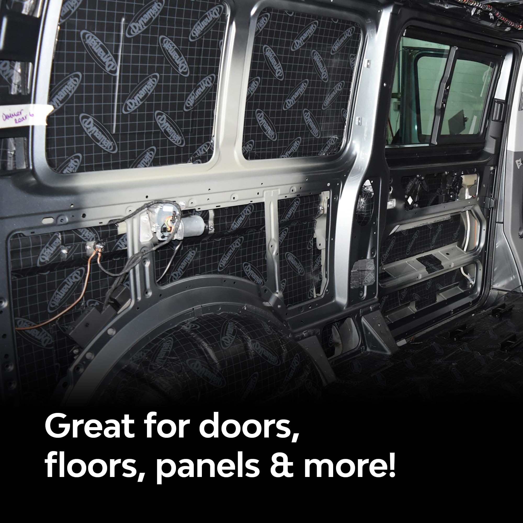 Dynamat Xtreme Car Insulation Sound Deadening Mega Pak 10465 – Noise Dampening for Floor, Doors, Panels, Hood or Trunk – Easy Self Adhesive Install – Made in USA – 9 Sheets 24”x48”, 72 sq ft total
