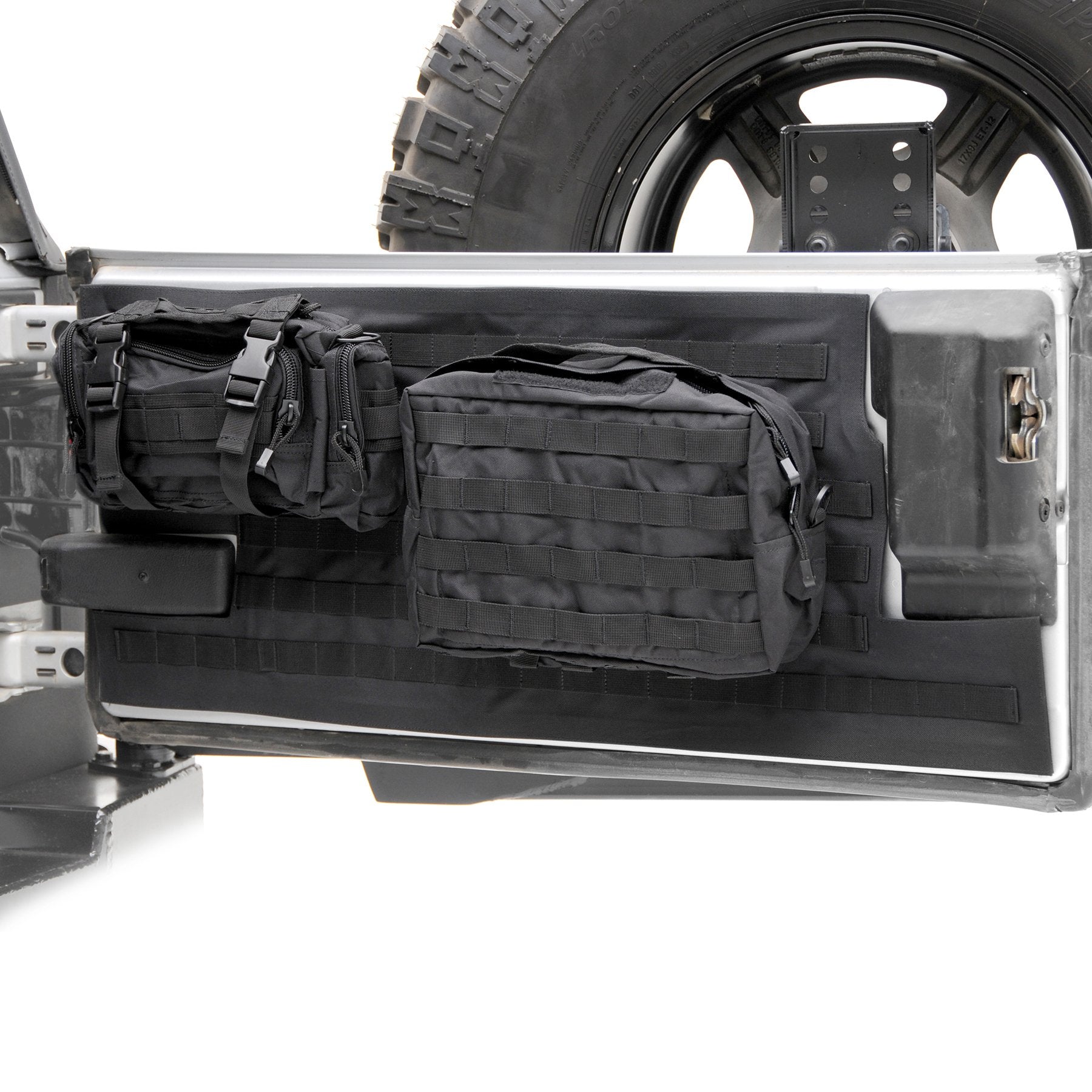 SmittyBilt TAIL GATE GEAR CVR BLK - SB5662201
