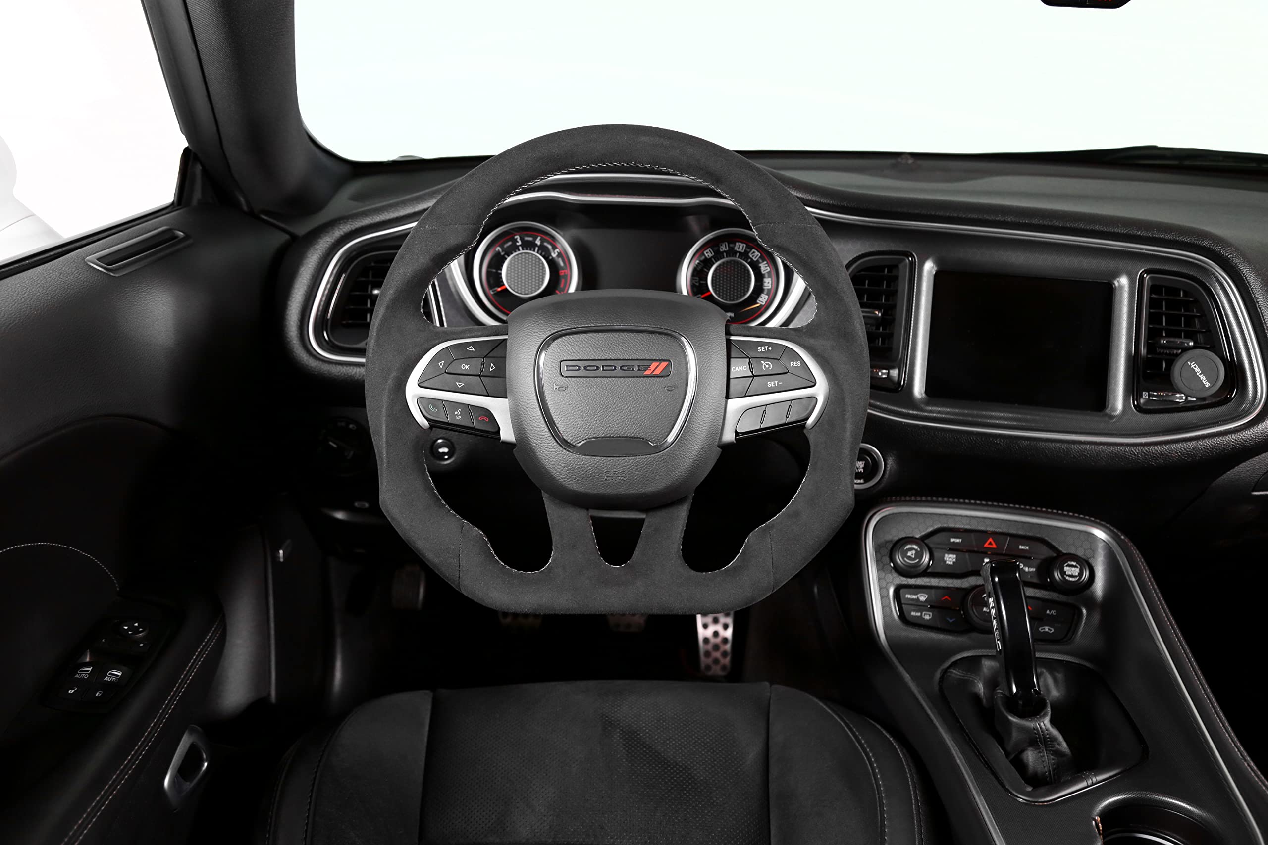 Synthetic Suede Wrapped Drake Muscle Cars CH950-20 Steering Wheel