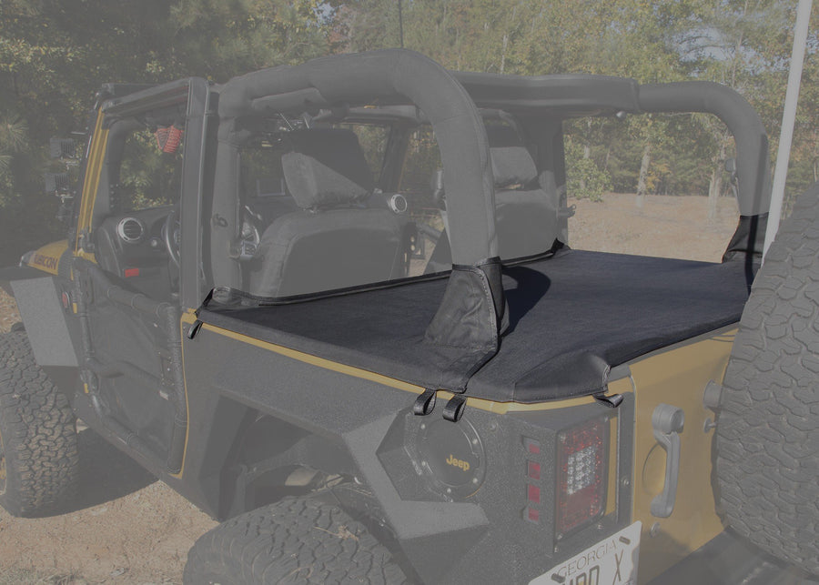 Tonneau Cover Rugged Ridge 13550.03; 07-18 Jeep Wrangler JK, 2 Door