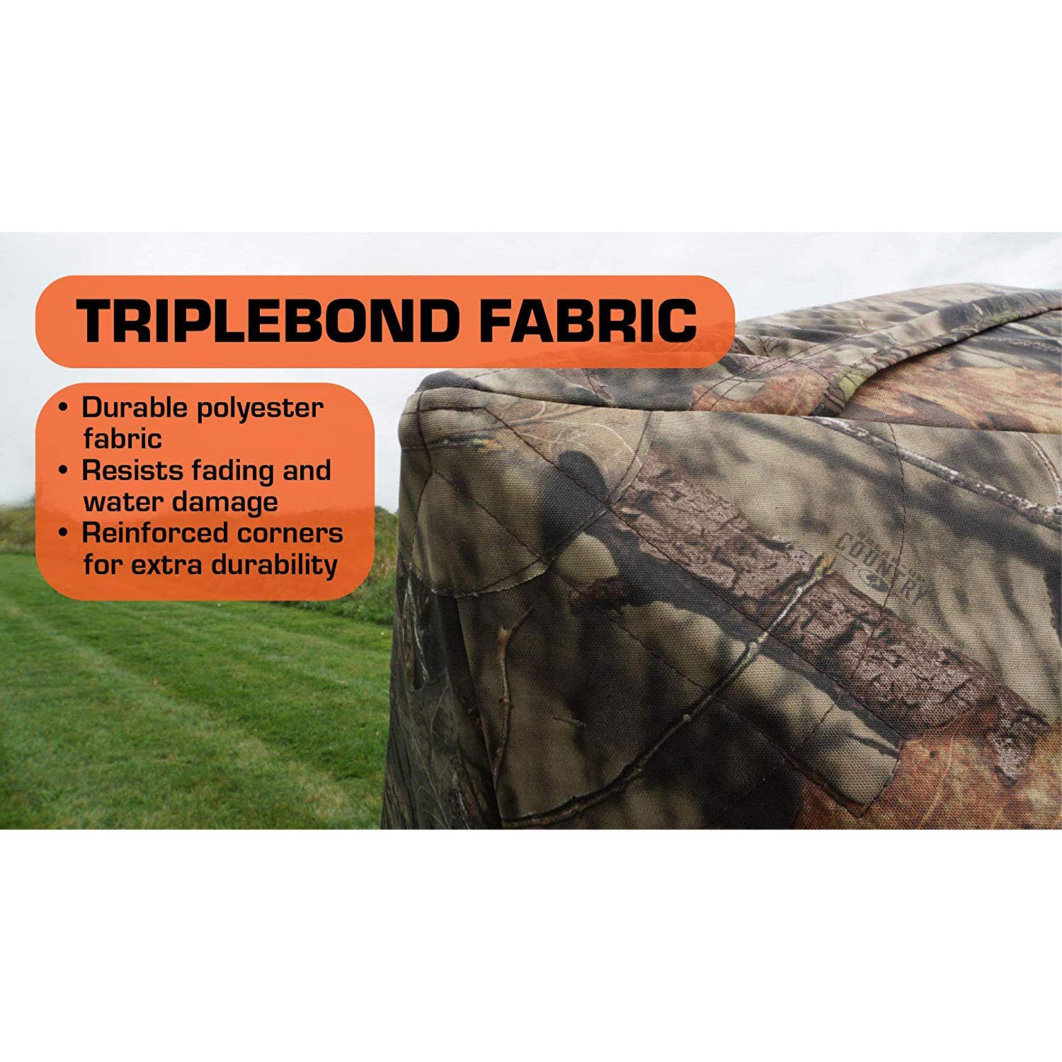 1 Man Rhino Blinds Small Spring Steel Blind-Realtree Edge