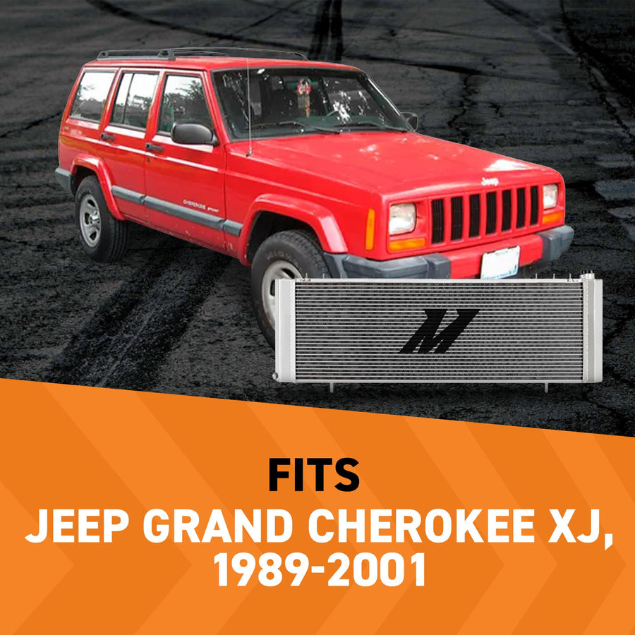 Mishimoto Performance Aluminum Radiator MMRAD-XJ-89, Compatible with Jeep Grand Cherokee XJ, 1989-2001