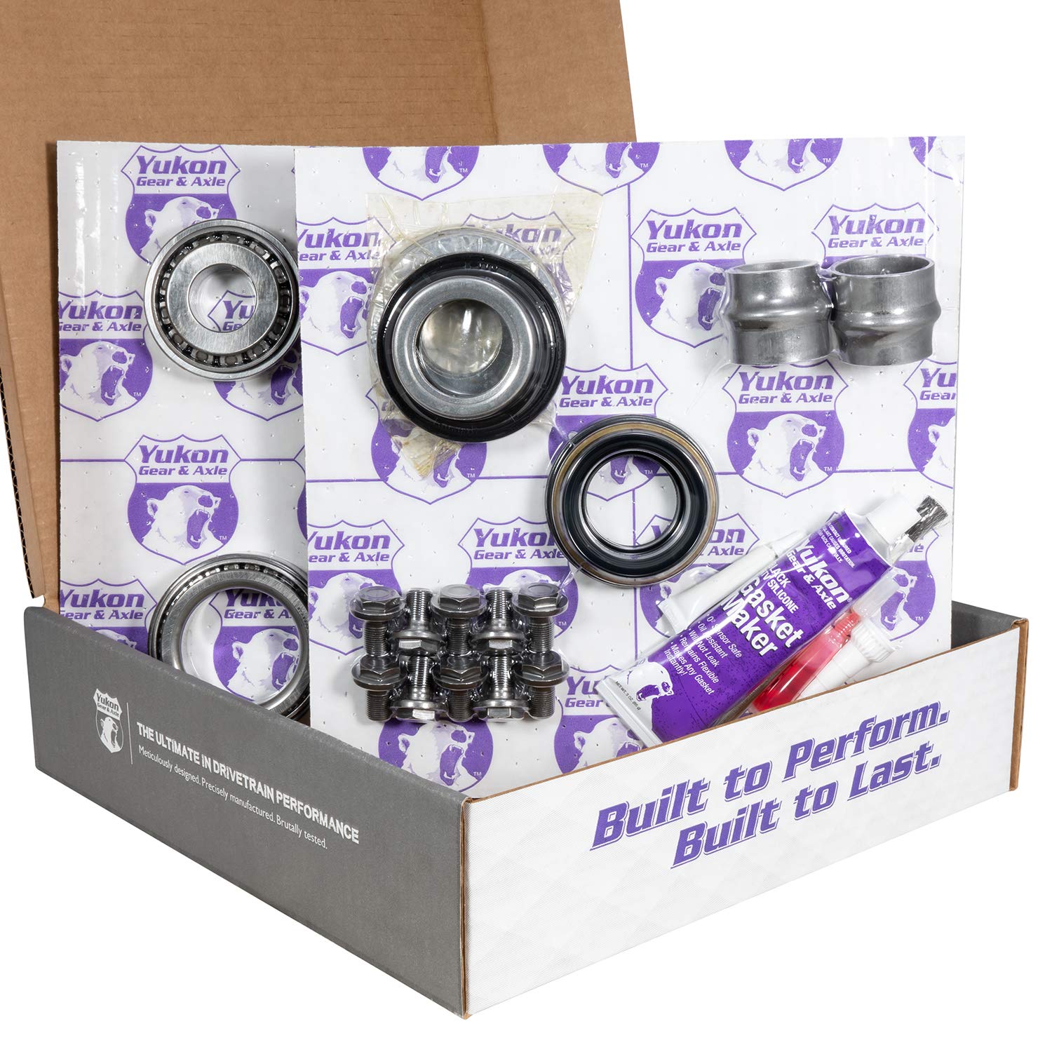 Front & Rear Ring & Pinion Gear Kit Package with Install Kits - Toyota 8.4/8" IFS