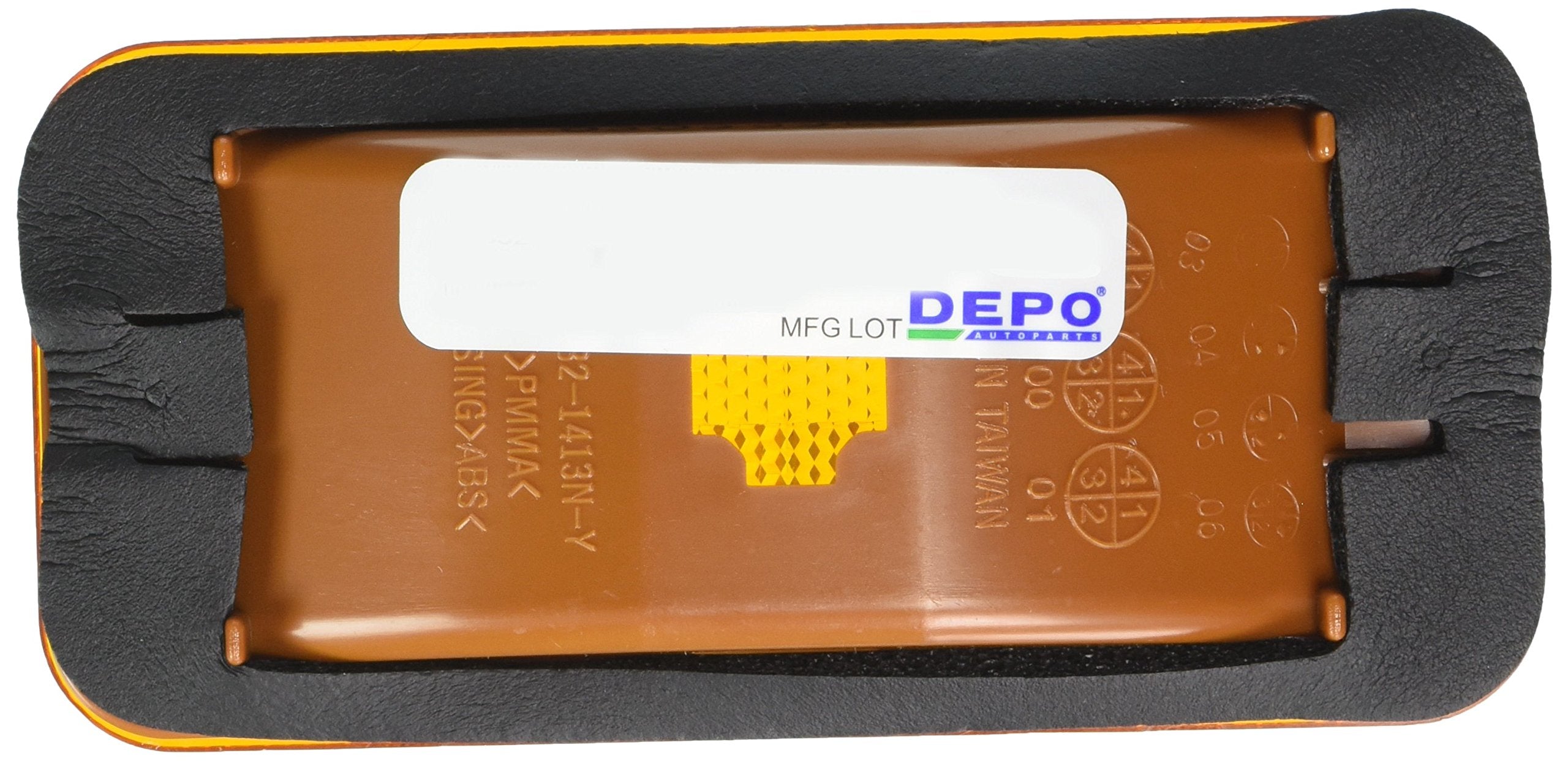 Replacement Driver Side DEPO 332-1413N-US-Y Side Marker Light Assembly