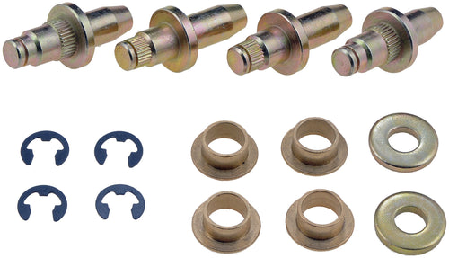 Dorman Door Hinge Pin And Bushing Kit 38437 - 4 Pins, 4 Bushings, 2 Washers, And 4 Clips Compatible with Select Cadillac / Chevrolet / GMC Models