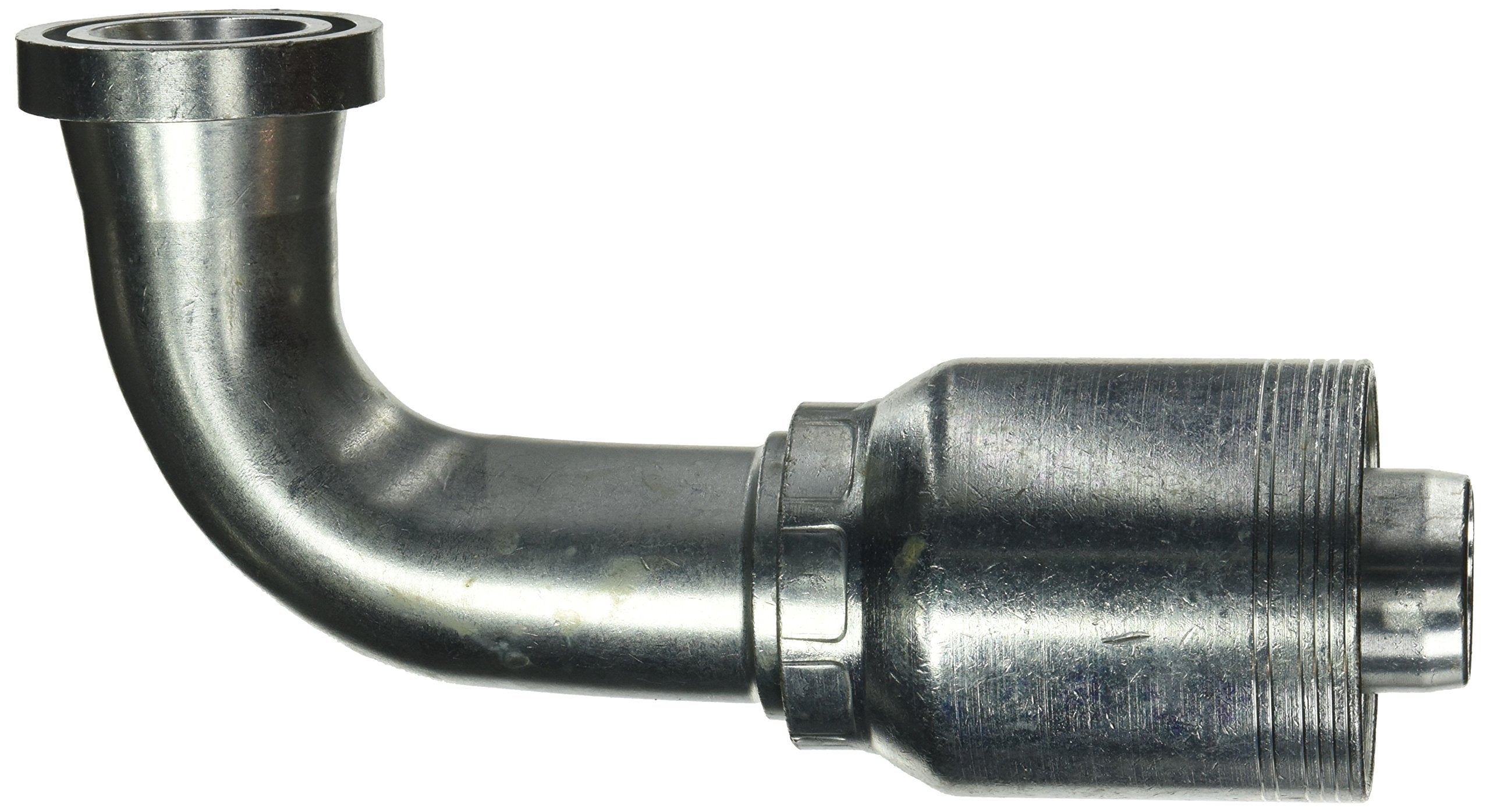 GlobalSpiral Series Gates MAX Pressure Couplings 24GSM-24FLH90-094, Code 62 O-Ring Flange Heavy, 90 degree Bent Tube, 1-1/2" ID