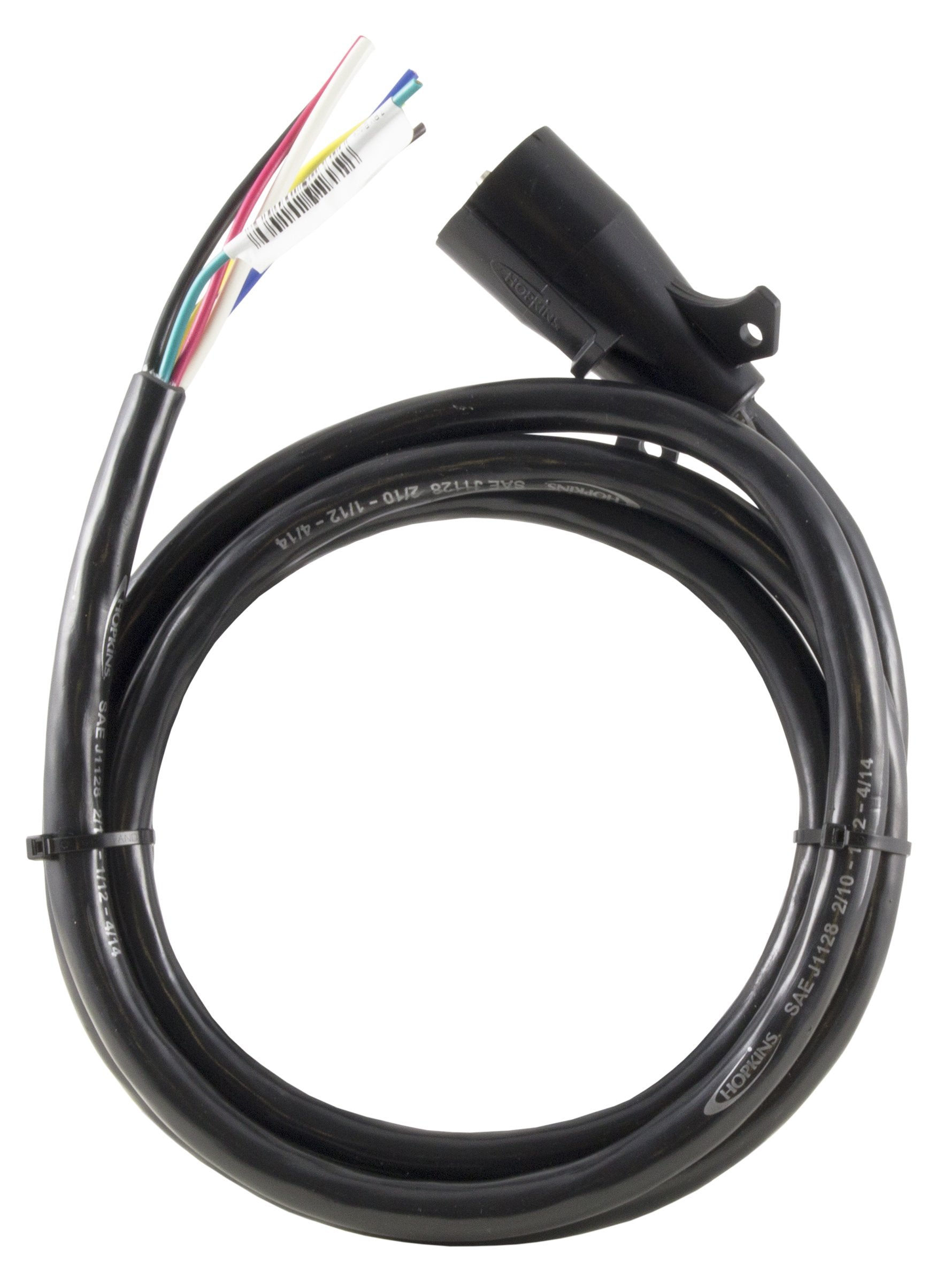 8' 7 RV Blade Molded Trailer Cable, GRAY Hopkins Towing Solutions 20146