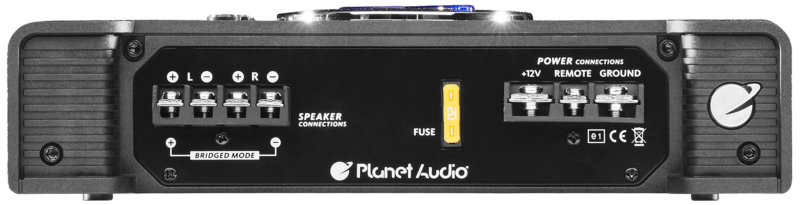 Planet Audio 2 Channel Car Amplifier AC600.2 - 600 High Output, Full Range, Class A/B, 2-4 Ohm Stable, Mosfet Power Supply, Bridgeable