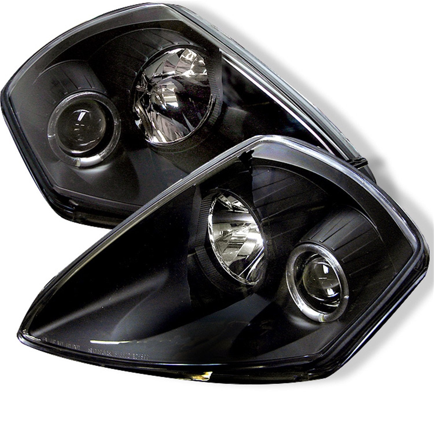 Mitsubishi Eclipse Black Halogen Projector Headlight Spyder Auto PRO-YD-ME00-HL-BK
