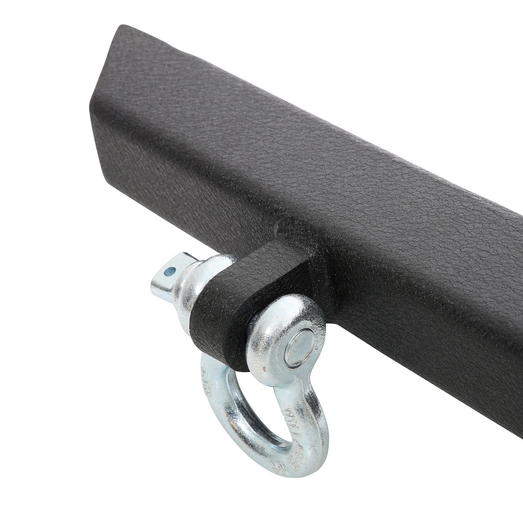 SRC Classic Smittybilt 76750D Rear Bumper with D-Ring Mounts and Shackles for 1976-2006 Jeep Wrangler TJ/YJ/LJ