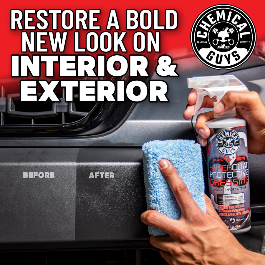 G6 HyperCoat Chemical Guys High Gloss Protectant Dressing, For Vinyl, Rubber, Plastic, Tires and Trim, Gloss Dressing Restores Shine & Protection for Cars, Trucks, Motorcycles, SUVs and RVs, 16 oz