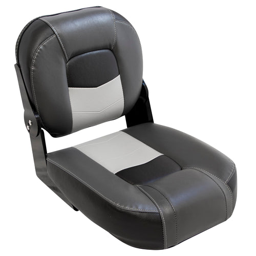 3305-860 Wise Pro-Angler Series 14" Center Seat Charcoal/Black/Marble Grey
