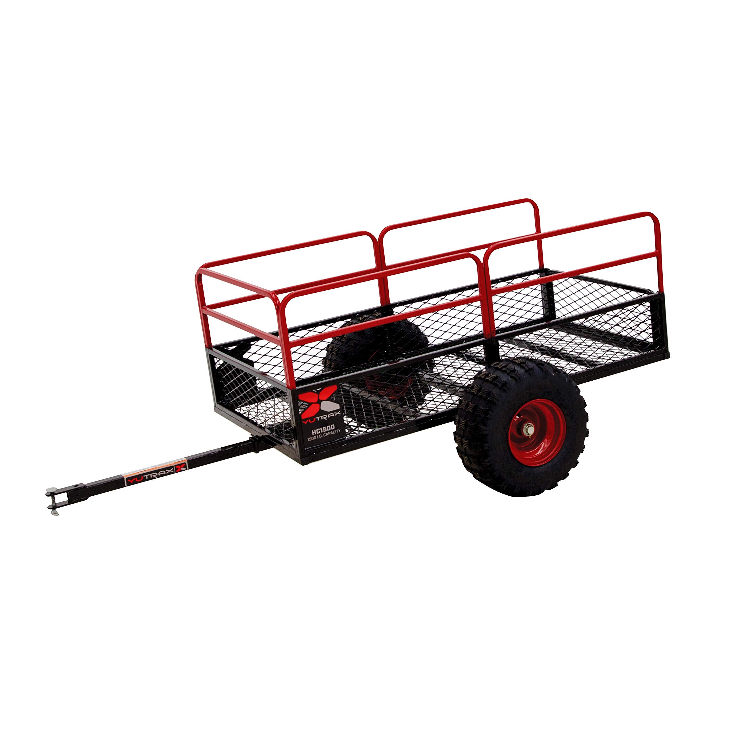 Yutrax TX162 Heavy Duty UTV / ATV Trailer – for Off-Road Use - 1,500 lb. Capacity