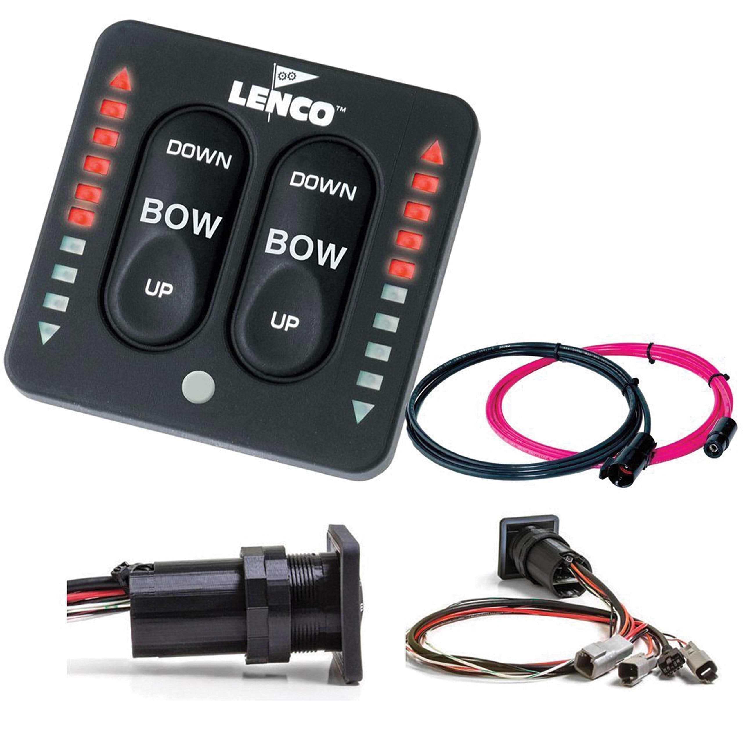 Integrated Lenco LED Indicator Tactile Switch Kit w/Pigtail f/Dual Actuator Systems