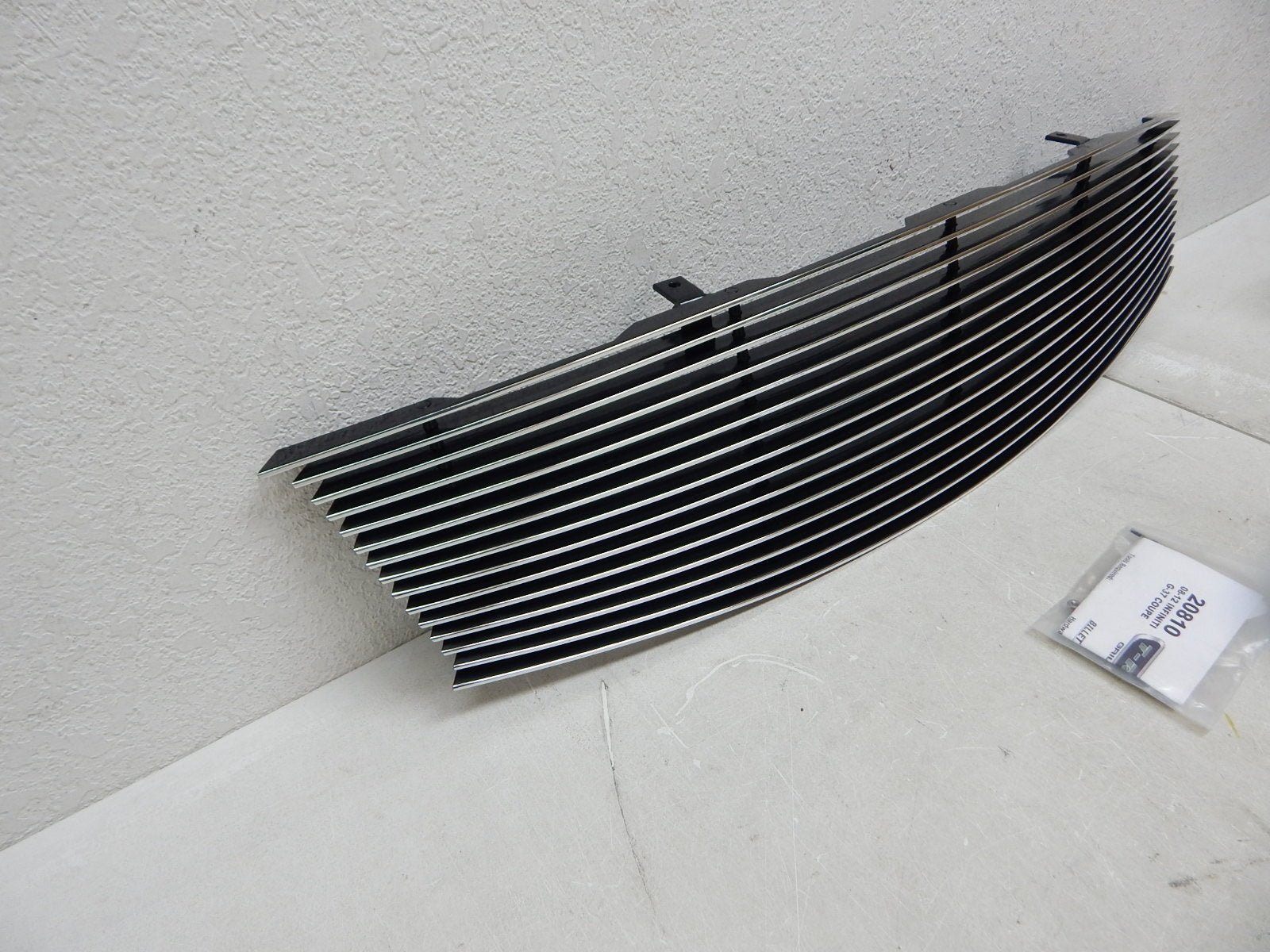 Horizontal T-Rex 20810 Aluminum Polished Finish Replacement Billet Grille for Infiniti G37