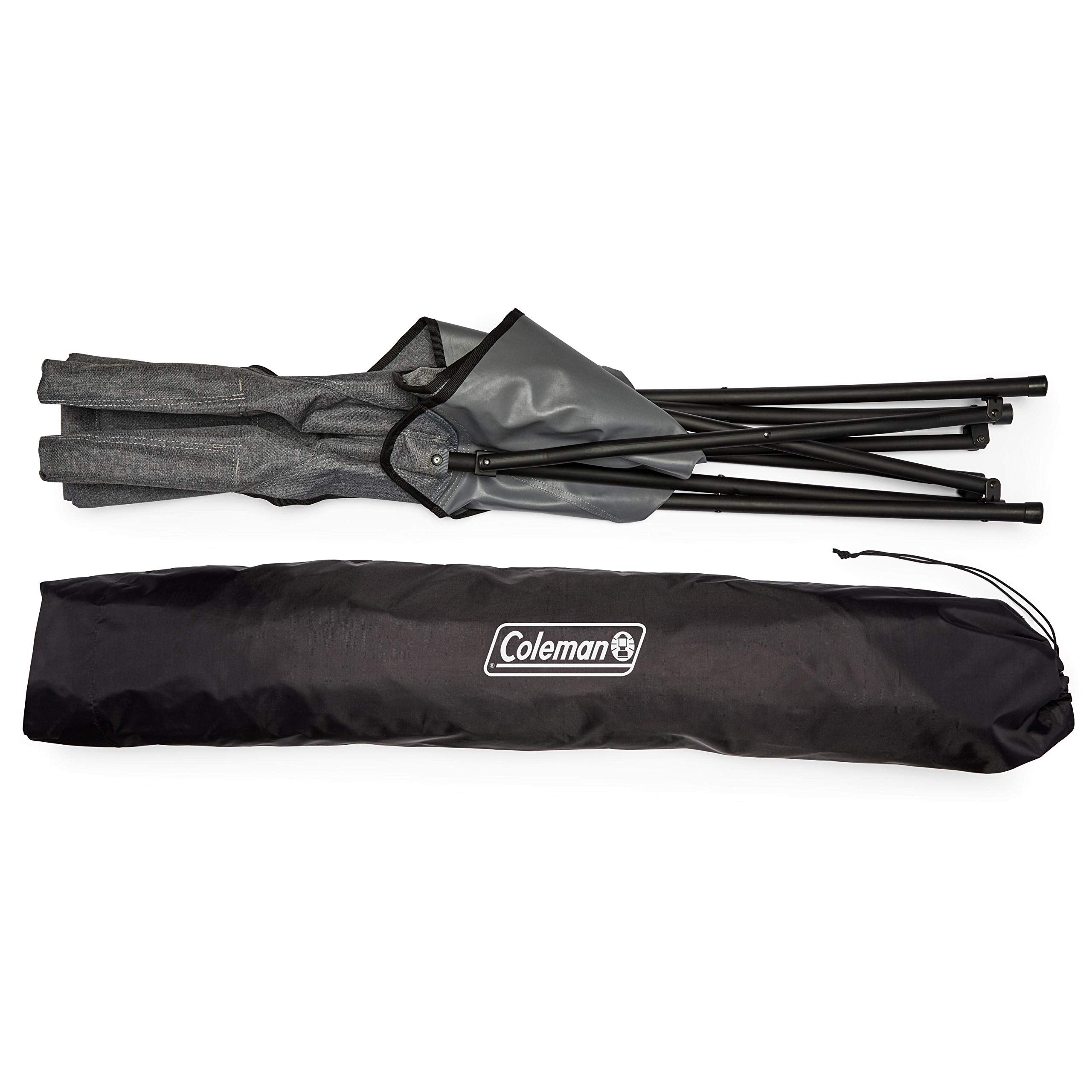 Coleman Outdoor Chairs Forester Series, Comfortable Camping Seats with Cupholder & Carry Bag, Supports up to 250lbs, Great for Backyard, Patio, Deck, Campsite, Tailgate, Sidelines