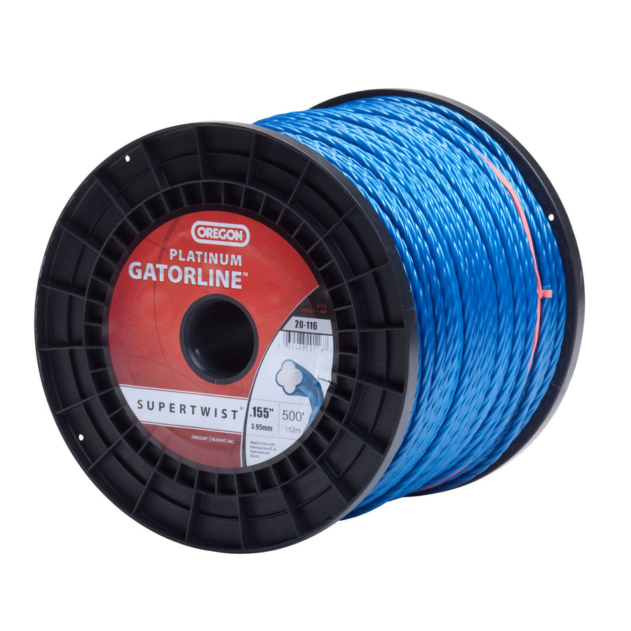 Oregon Platinum Gatorline 20-116 5-Pound Spool String Trimmer Line 0.155-Inch Gauge