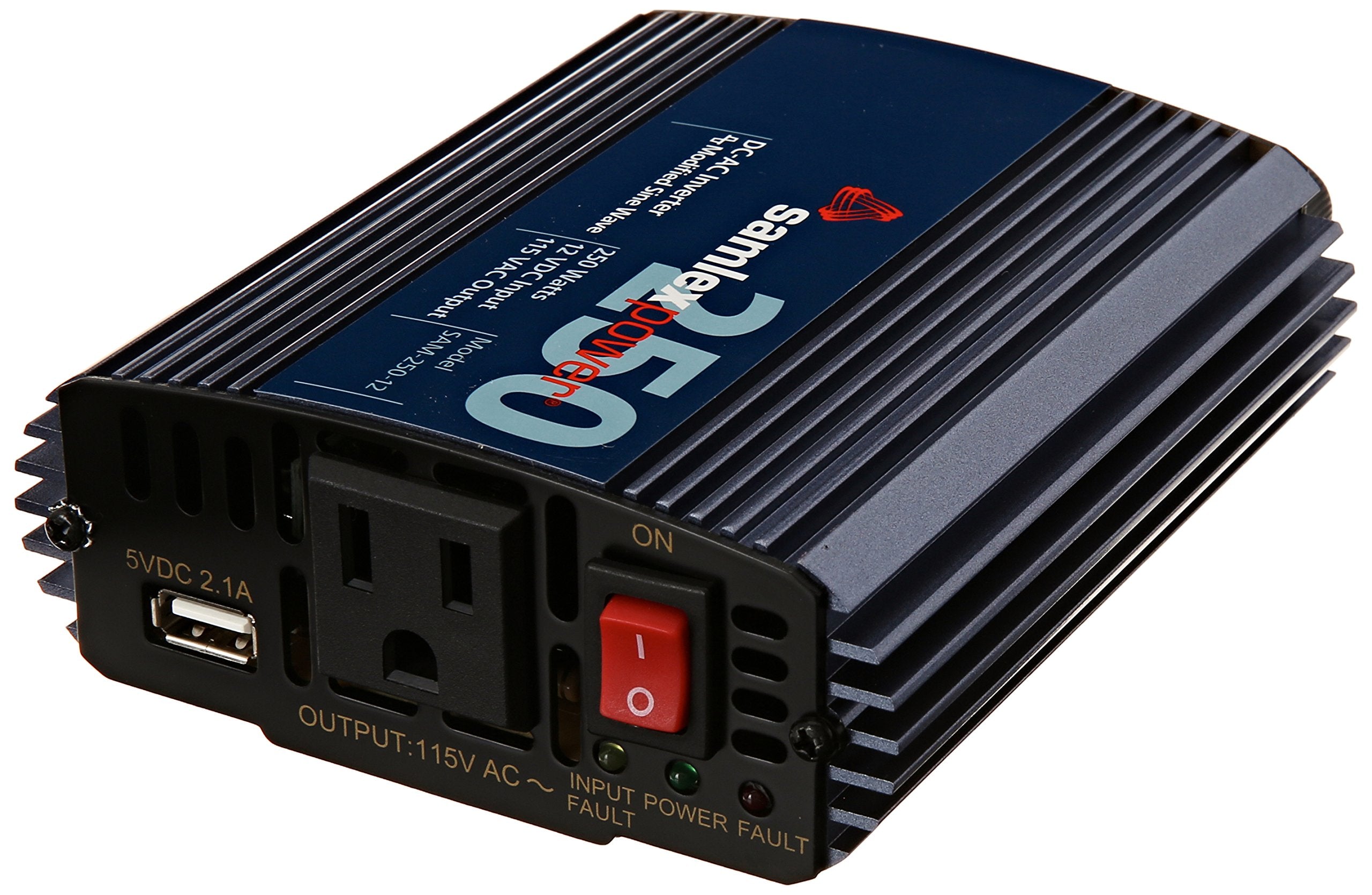 250-watt SAM-250-12 12-Volt DC to AC Inverter Samlex