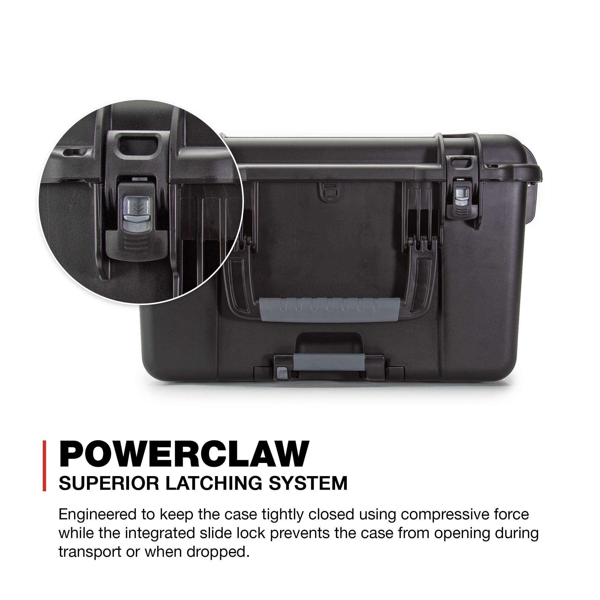 Waterproof Nanuk 970 Hard Case with Custom Foam Insert for DJI Inspire 2 - Black