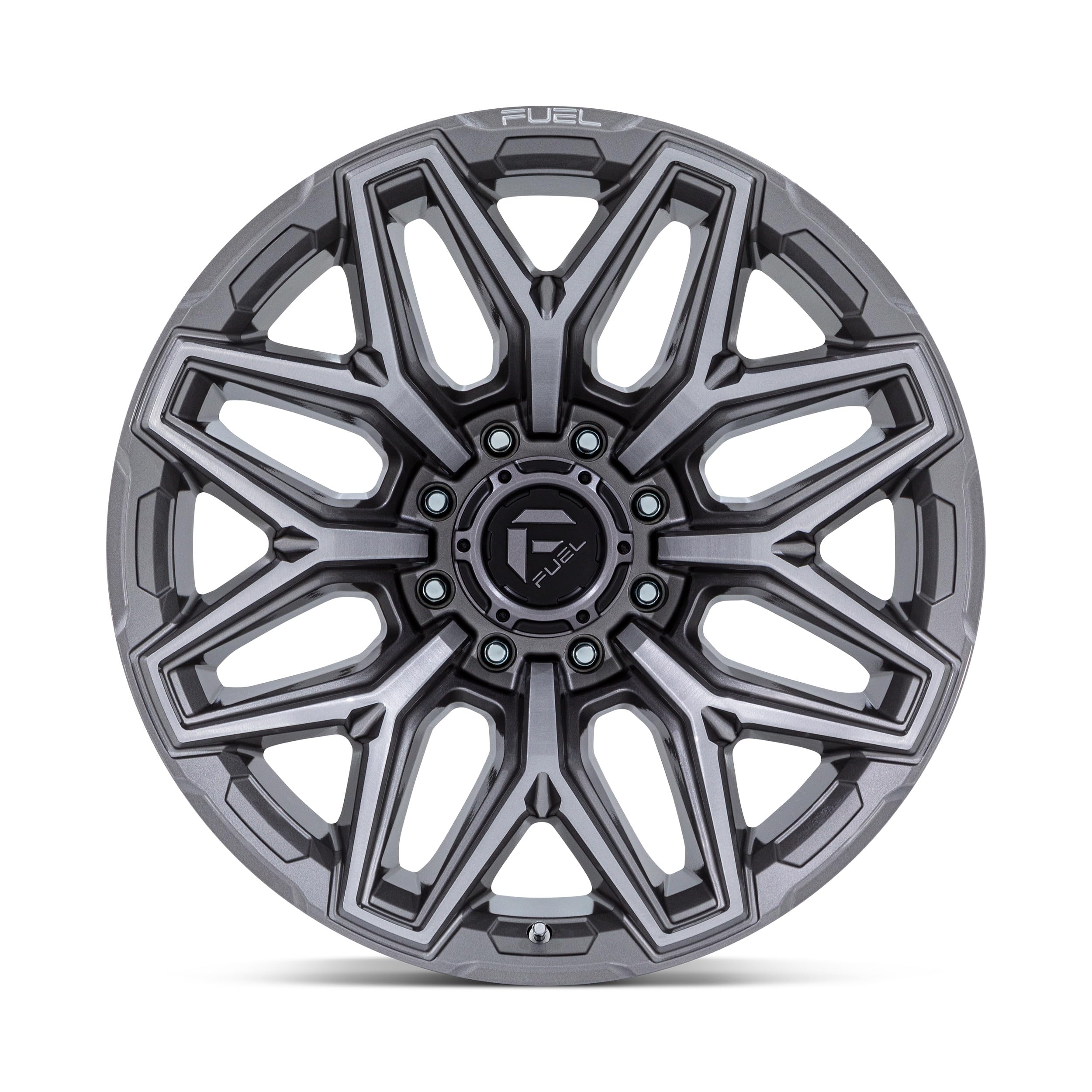 FLUX FUEL OFF-ROAD 22X10 8X6.5 4.79-18mm PLATINUM - FC854AX22108018N