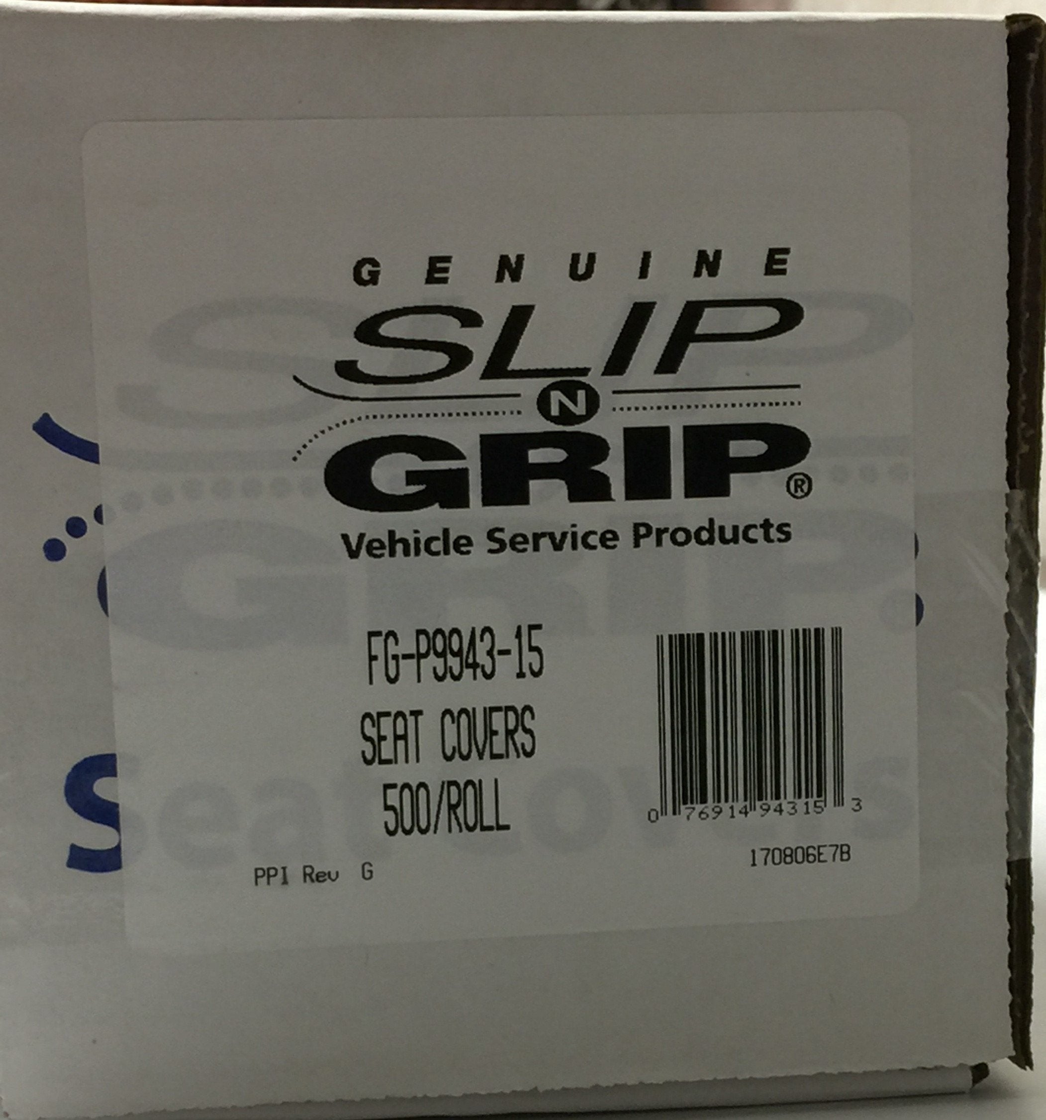 Value Slip-N-Grip Seat Cover 32In X 52In .5 Mil 500/Roll, Factory
