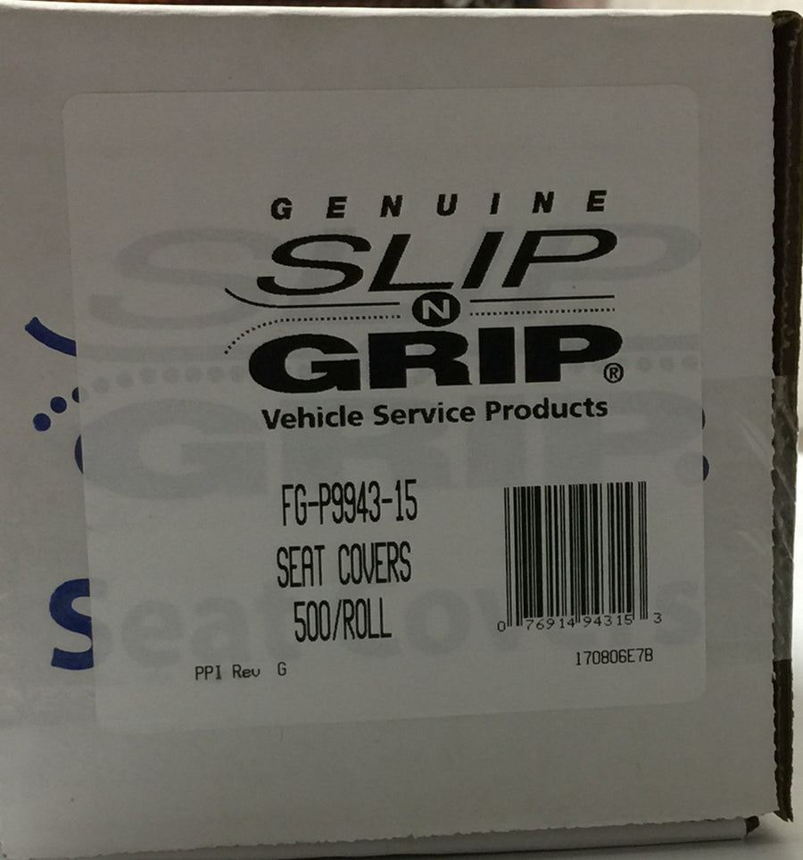 Value Slip-N-Grip Seat Cover 32In X 52In .5 Mil 500/Roll, Factory
