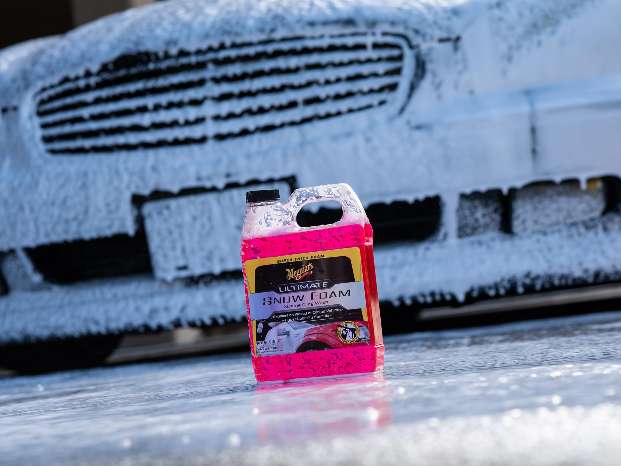 Ultimate Snow Foam Wash Meguiar's, Foaming Car Wash Formulated for Foam Cannons & Foam Guns, 32oz