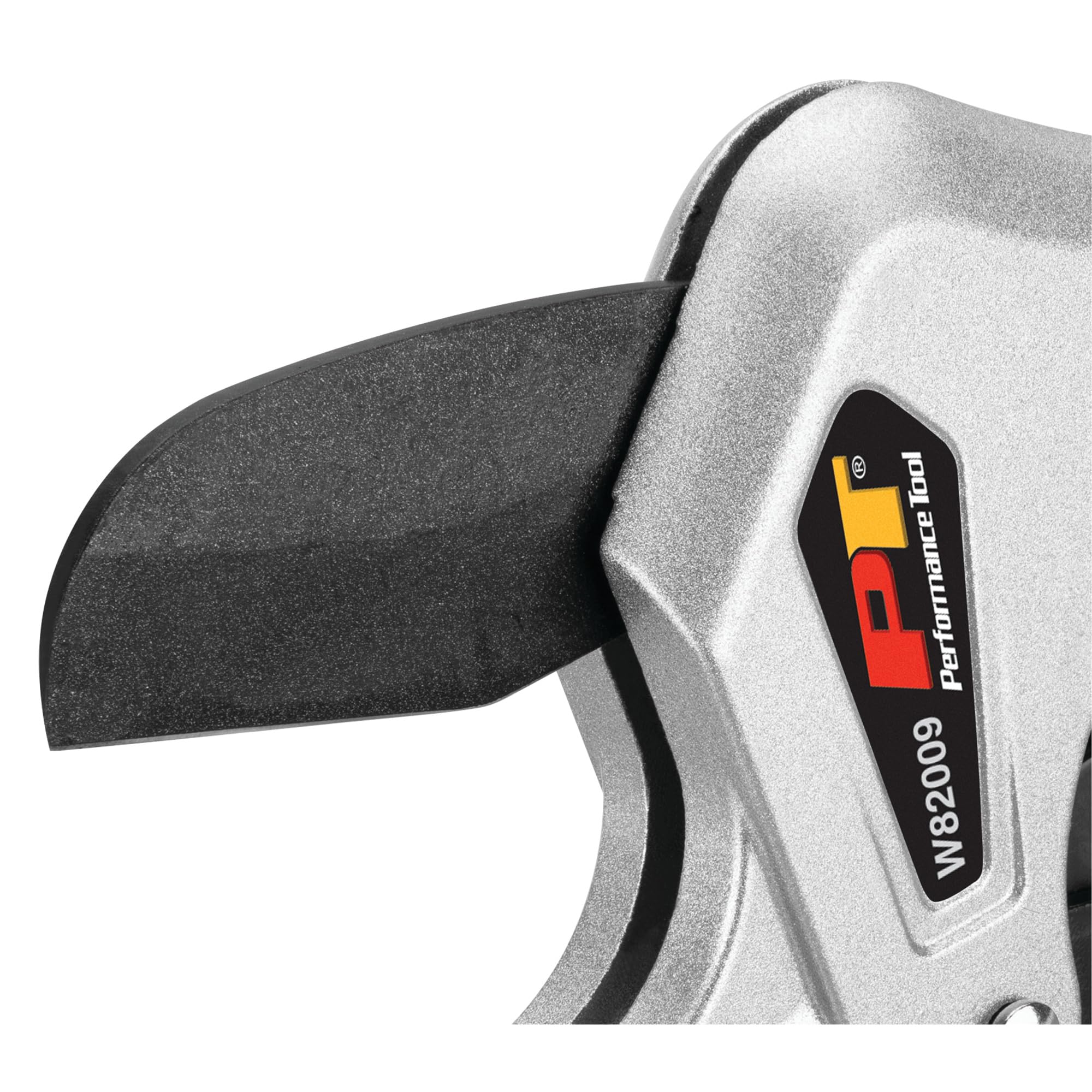 W82009 Performance Tool 1-3/8-Inch Ratcheting PVC Pipe Cutter, Heavy Duty SK5 Steel Blade, Cuts PVC, CPVC, PEX, Rubber Hoses, Sping Loaded Comfort Grip