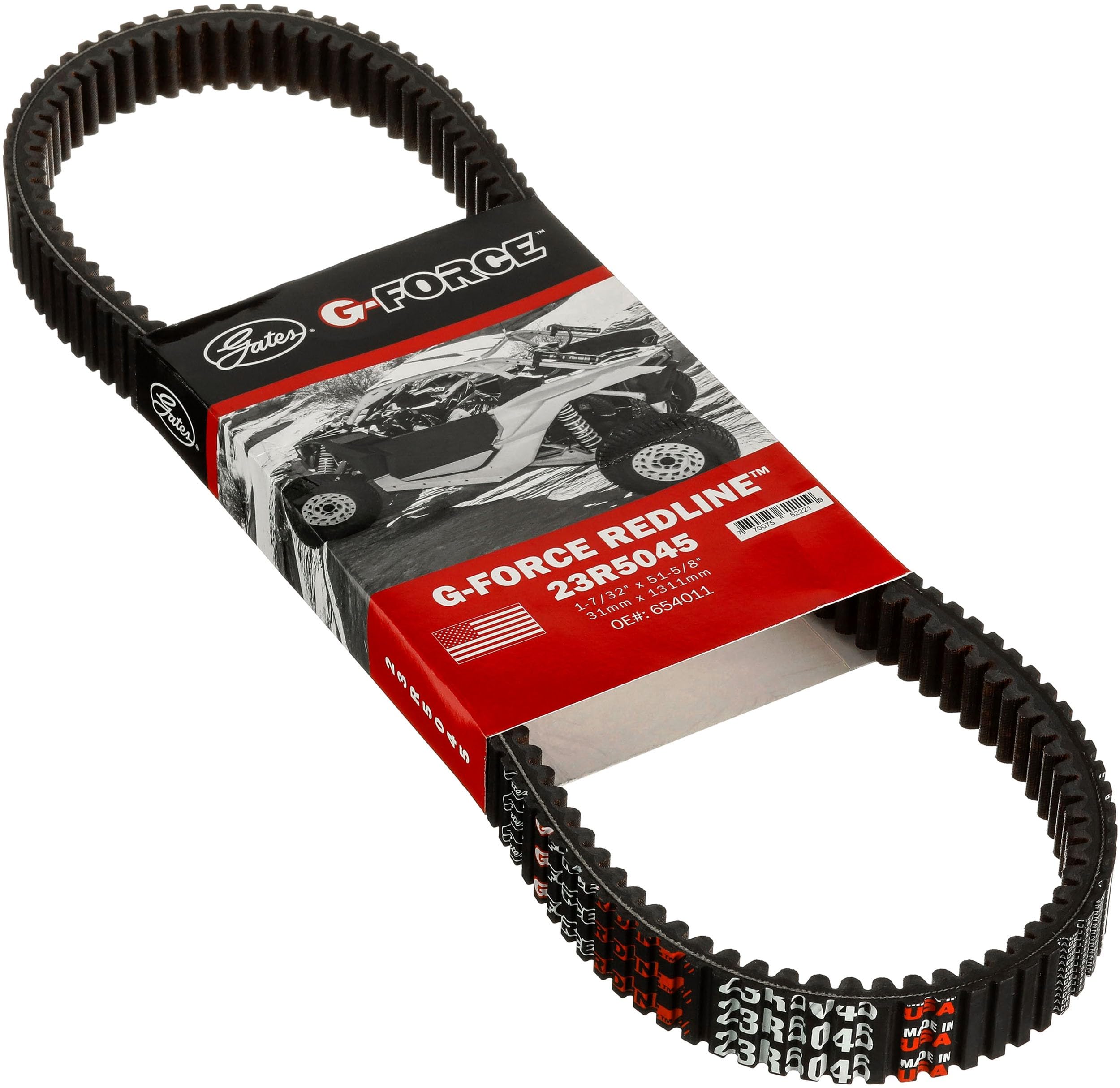 G-Force Gates RedLine Continuously Variable Transmission (CVT) Belt 23R5045