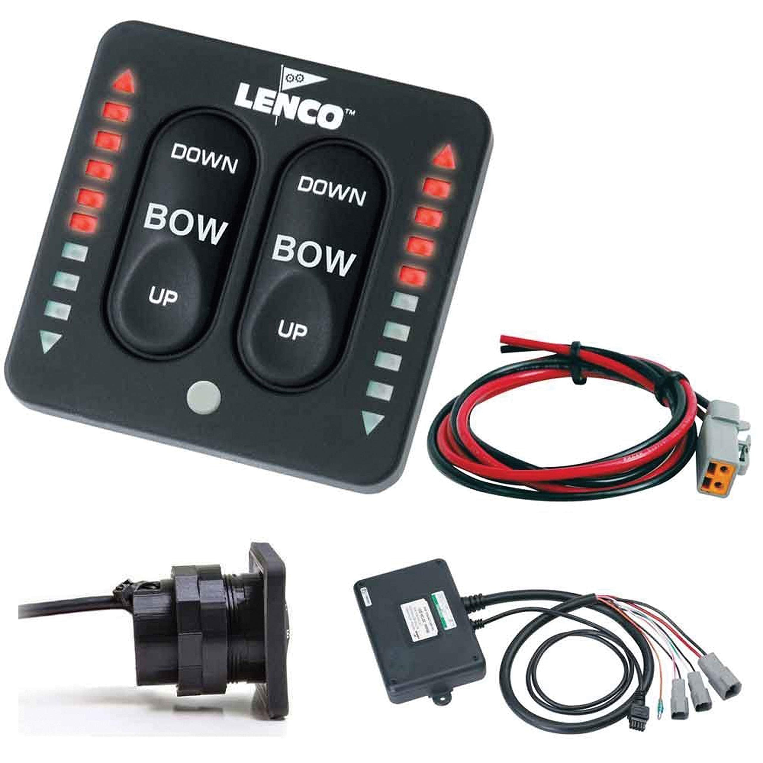 Lenco Two-Piece LED Indicator Tactile Switch Kit w/Pigtail f/Single Actuator Systems