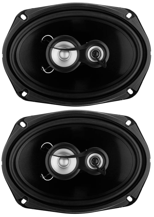 Torque Series Planet Audio TRQ693 6 x 9 Inch Car Door Speakers - 500 Watts Max (per Pair), Coaxial, 3 Way, Full Range, 4 Ohms, Bocinas para Carro