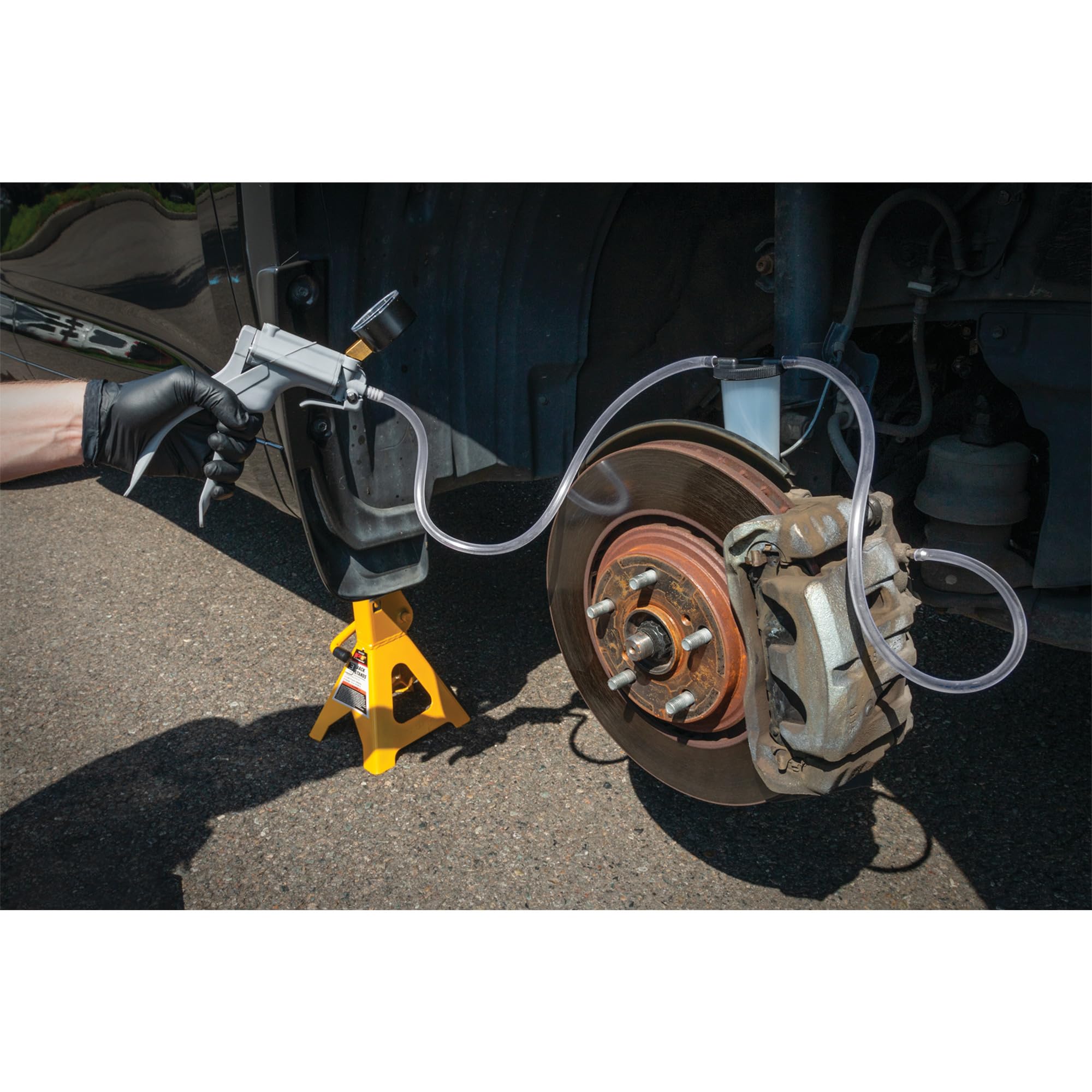 One-Man Performance Tool W87030 Hand Vacuum Pump Kit for Brake Bleeding and Automotive Tests