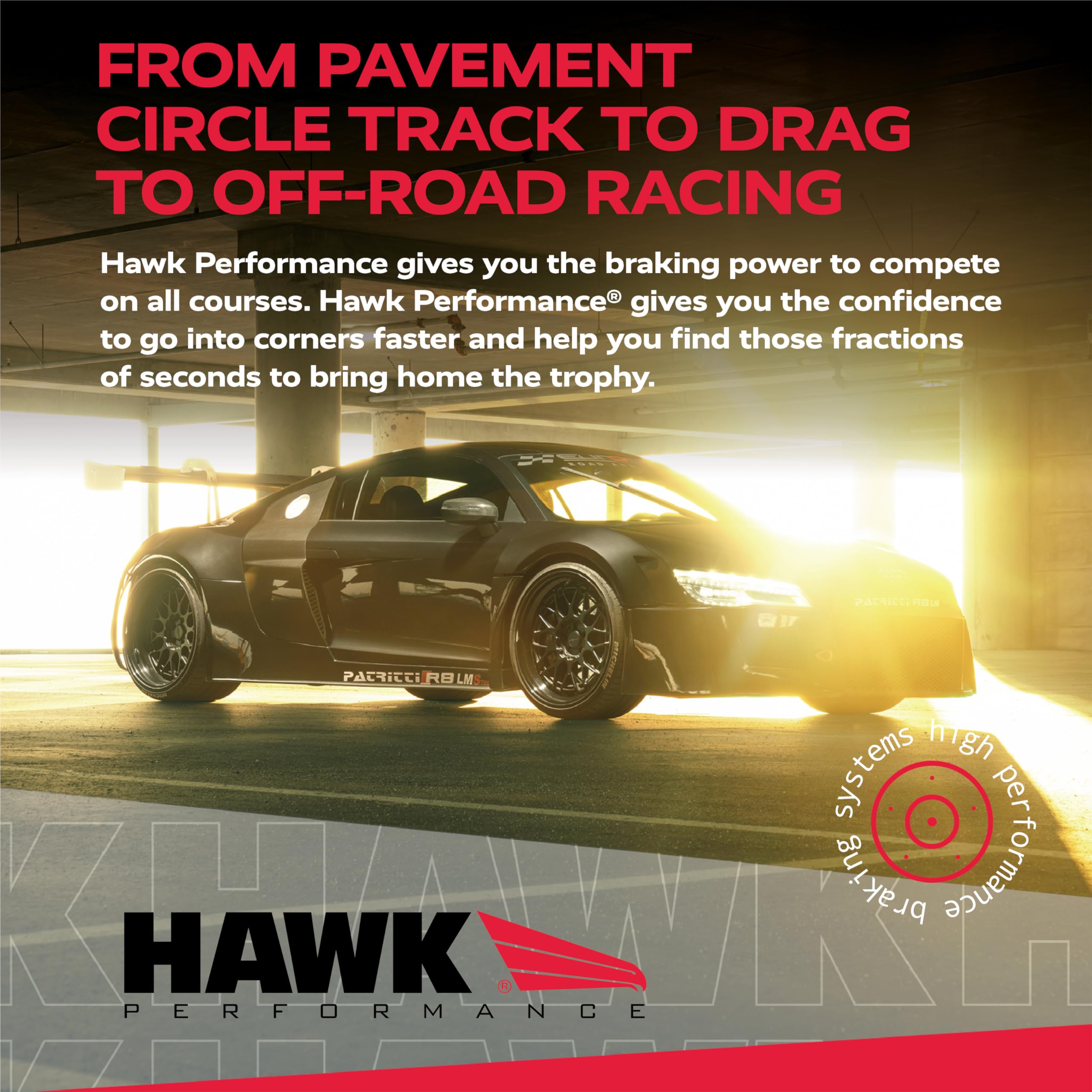 Hawk Performance DTC-60 HB543G.760 Motorsport Brake Pads