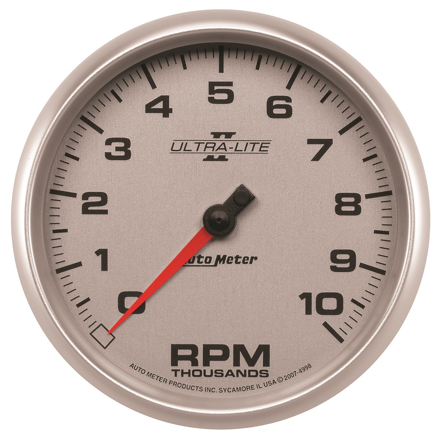 Auto Meter Ultra-Lite II 5" 10000 RPM In-Dash Tachometer 4998