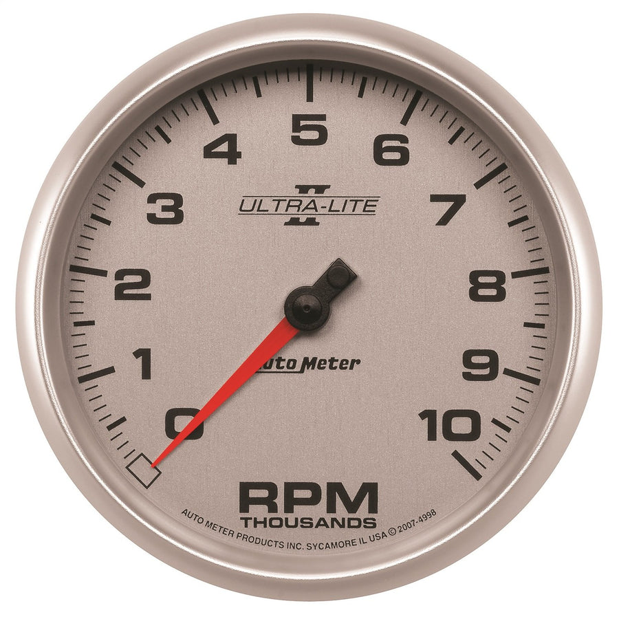 Auto Meter Ultra-Lite II 5" 10000 RPM In-Dash Tachometer 4998
