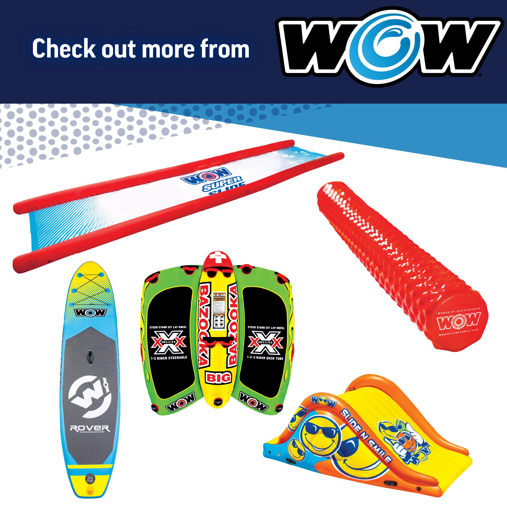Big Banana WOW Sports - Rockin Lounge - Floating Pool Chair - Inflatable Pool Float - Pool Lounge