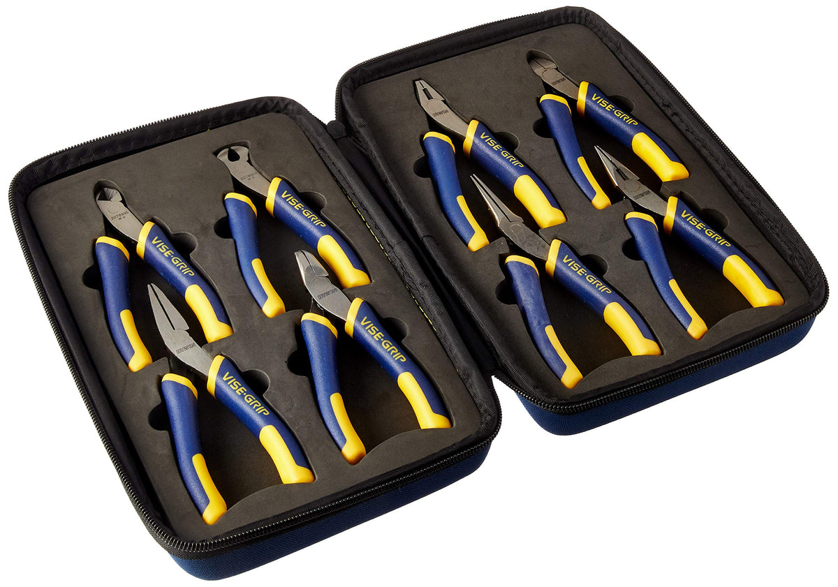 Vise-Grip Irwin, 2078714, Precision Plier Set, Ergonomic, 8 Pcs.