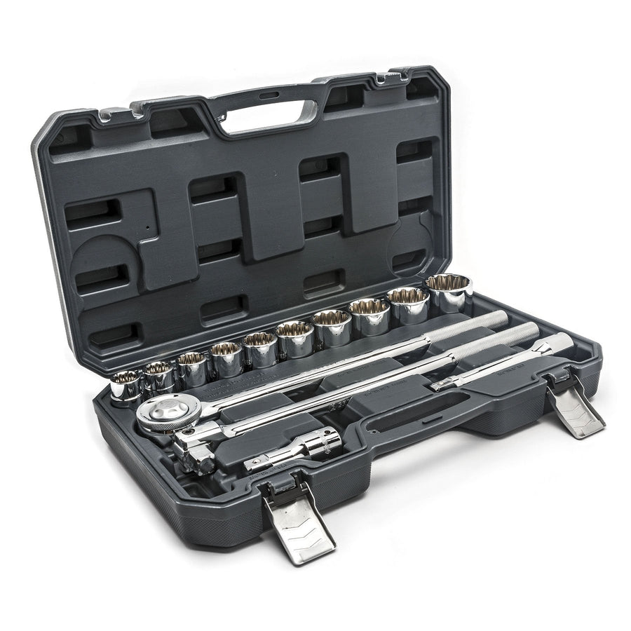 Crescent 14 Piece 12 Point 3/4" Drive Standard SAE Mechanics Tool Set - CTK14SAEN