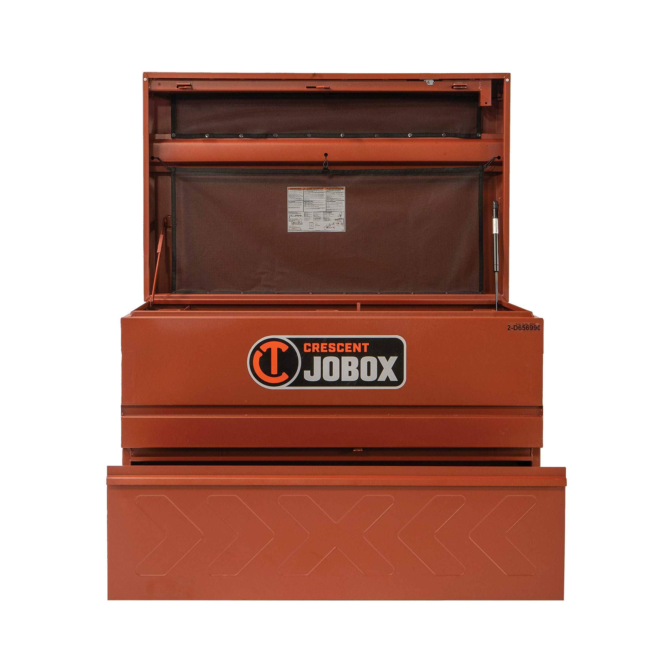JOBOX Crescent 48" Site-Vault™ Heavy Duty Chests with Drawer - 2D-656990