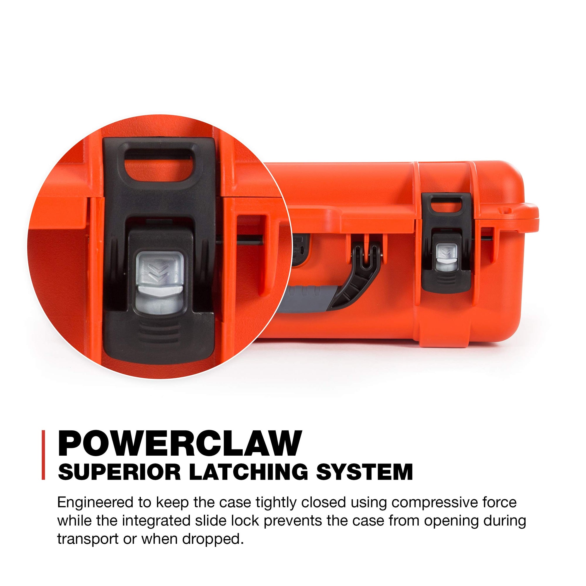 Nanuk Hard Case Waterproof with Foam Insert for DJI Ronin RSC 2 and Pro Combo Version - Orange