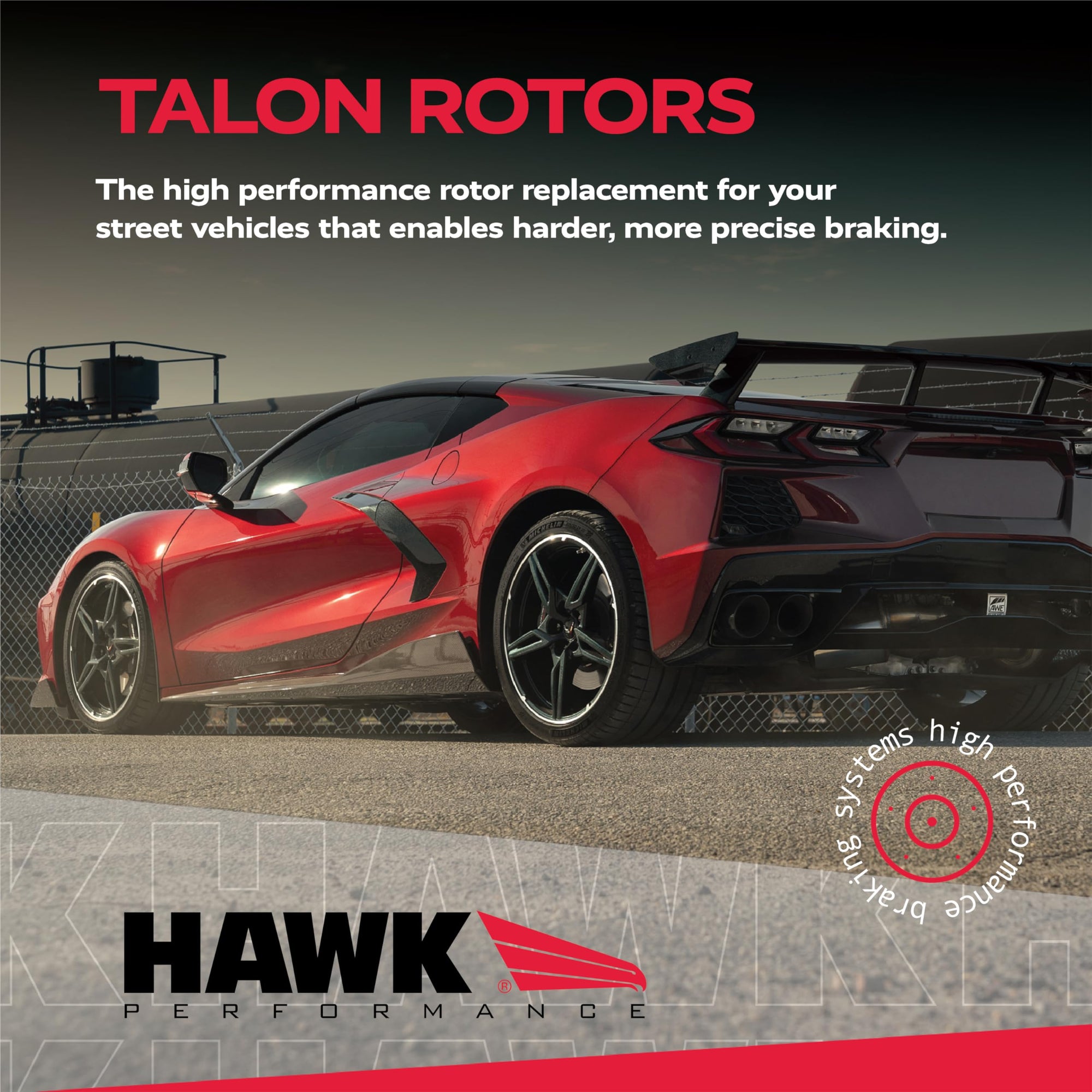 Talon Cross-Drilled and Slotted Hawk Performance Brakes Details Pending