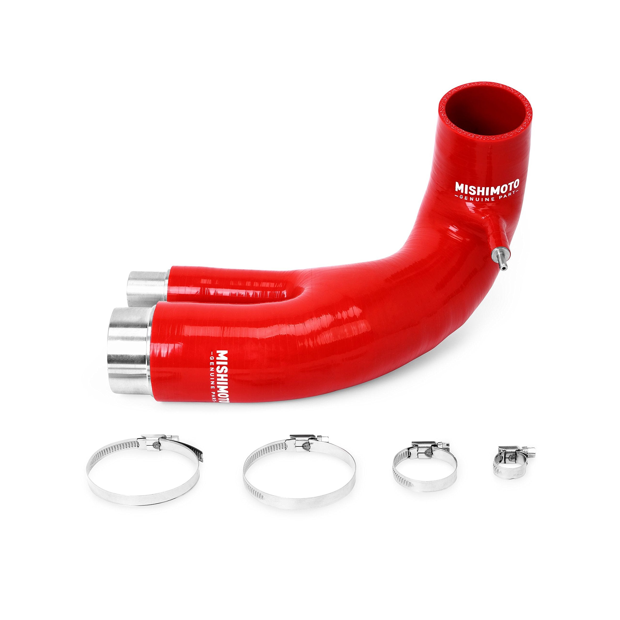 Mishimoto Silicone Induction Hose MMHOSE-MS3-07TIHRD Fits Mazda MazdaSpeed3 2007-2013/MazdaSpeed6 2006-2007 Red