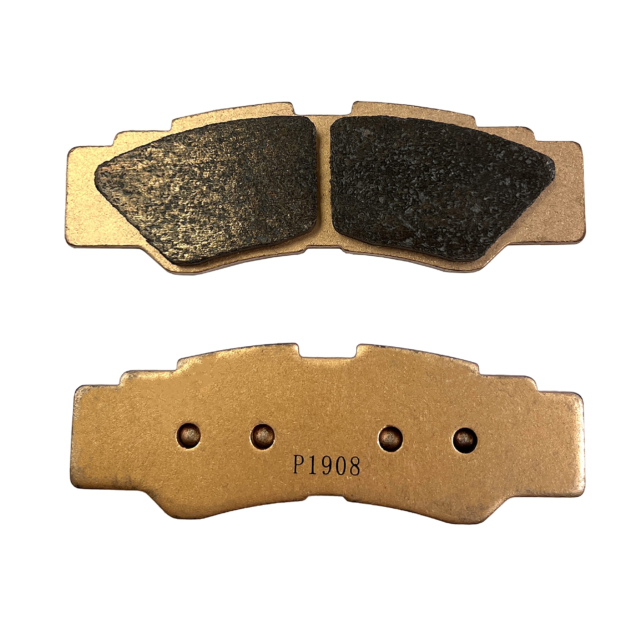 Demon Powersports Sintered Brake Pads Rear Left/Right for Yamaha YXZ 1000R/Wolverine RMAX2/X4, Sintered Metallic Material For Better Grip, Reduced Brake Fade (See Fitment Details in Description)