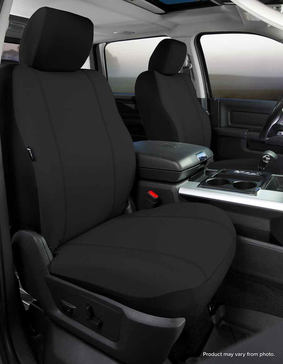 Fia Black SP89-44 Custom Fit Seat Cover, Front Bucket Seats - Polyester, (Black), 1 Pack
