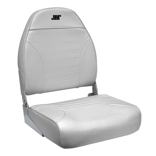 High Back Wise 8WD588PLS-717 Standard Boat Seat, Grey