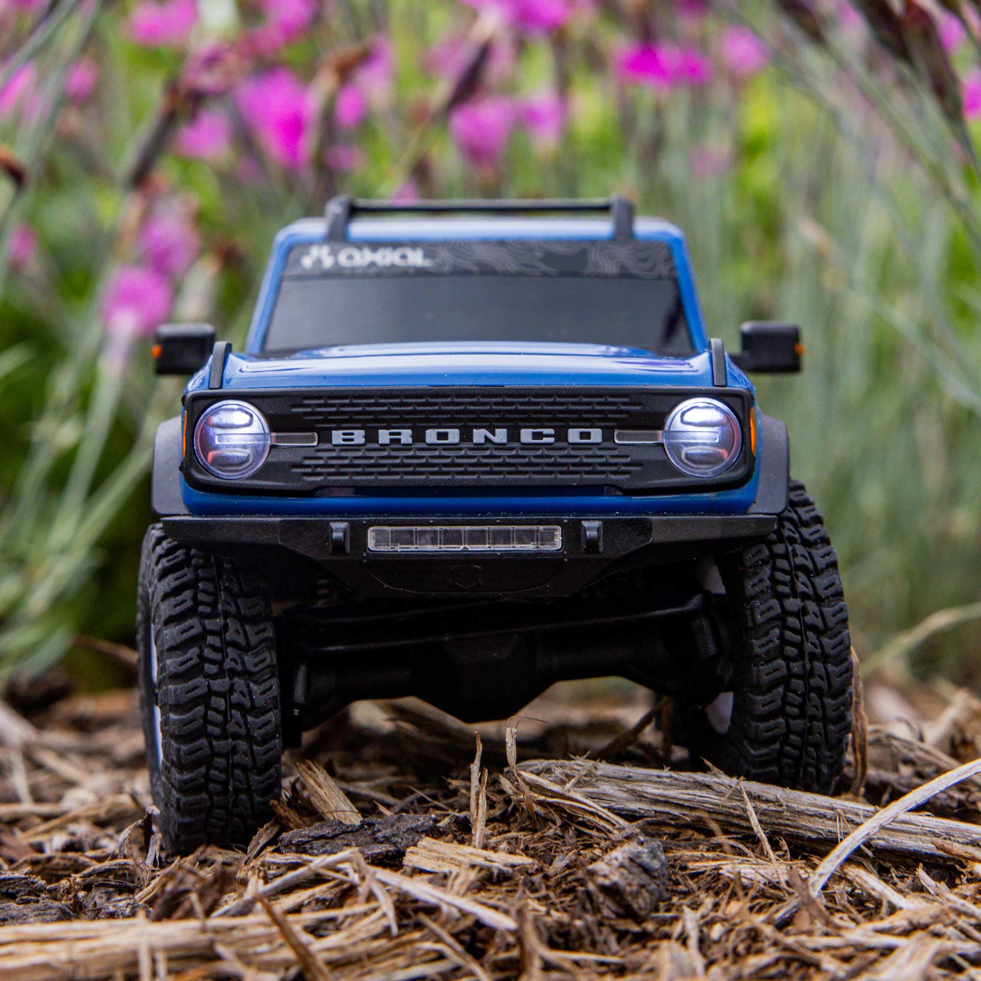 1/30 Axial SCX30 Ford Bronco 4X4 RTR Brushed Rock Crawler (Battery & Charger Included), Blue, AXI-2048T1