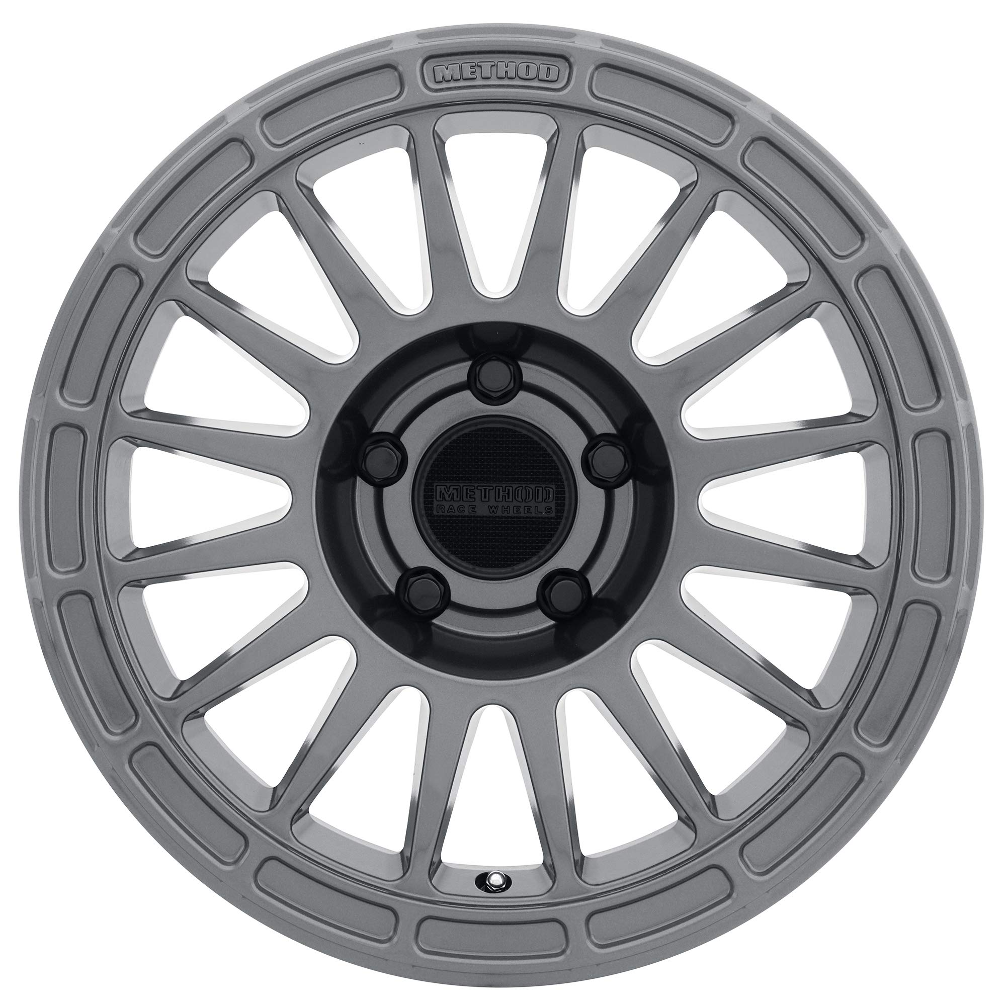 Method Race Wheels 17x7.5" Gloss Titanium 5x150", 25mm offset 5.2" Backspace, MR31477558825