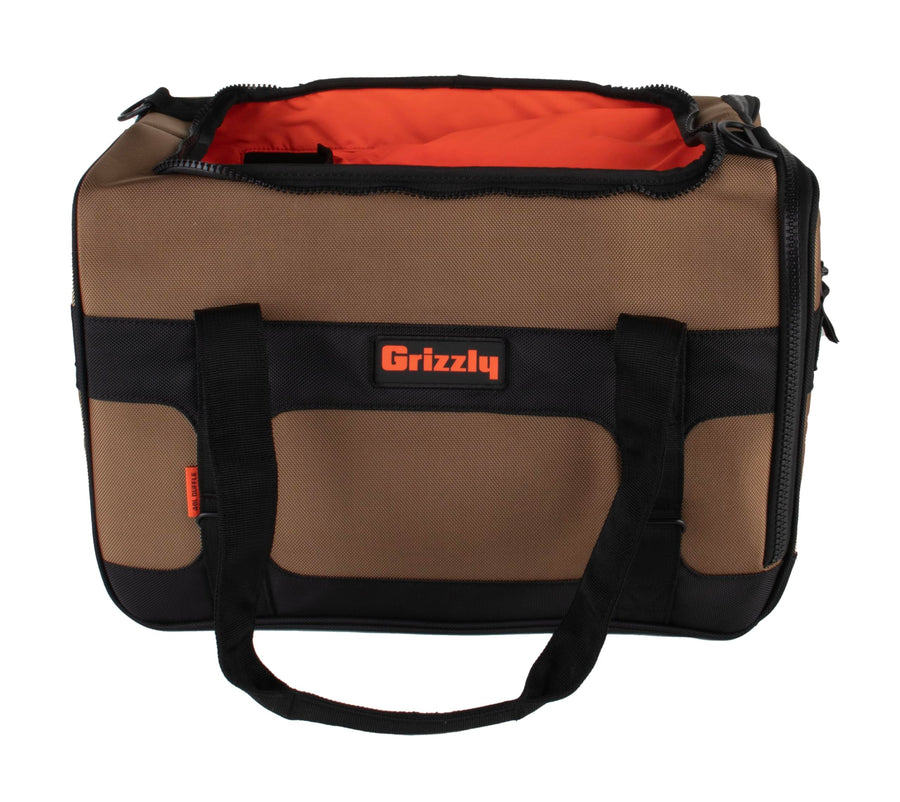 Duffle Grizzly 40 | Heavy-Duty Construction | Water-Resistant Base | 40L Capacity | Large Storage Pocket | Tan