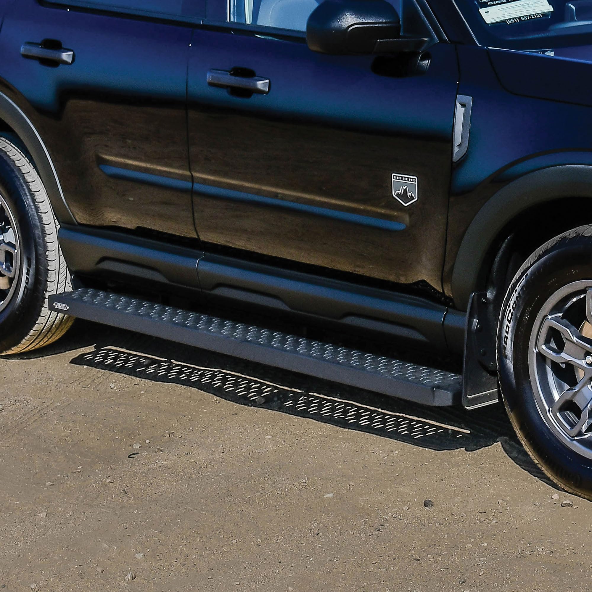 27-74715 Westin Grate Steps Running Boards 68 in. Textured Black Pair (Required Mounting Kit Sold Separately)