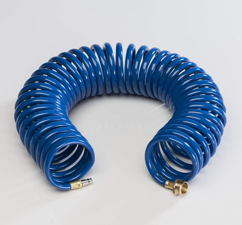 15' Coiled Extension Hose Empire Faucets for Quick Disconnect Valves